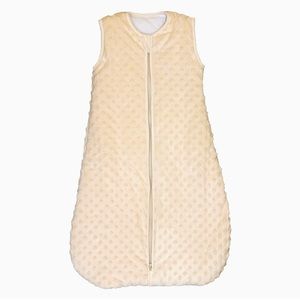 (2) BABYINABAG 1.25 TOG SLEEPING BAG AND SACK IN PLUSH "MINKY DOT" YELLOW